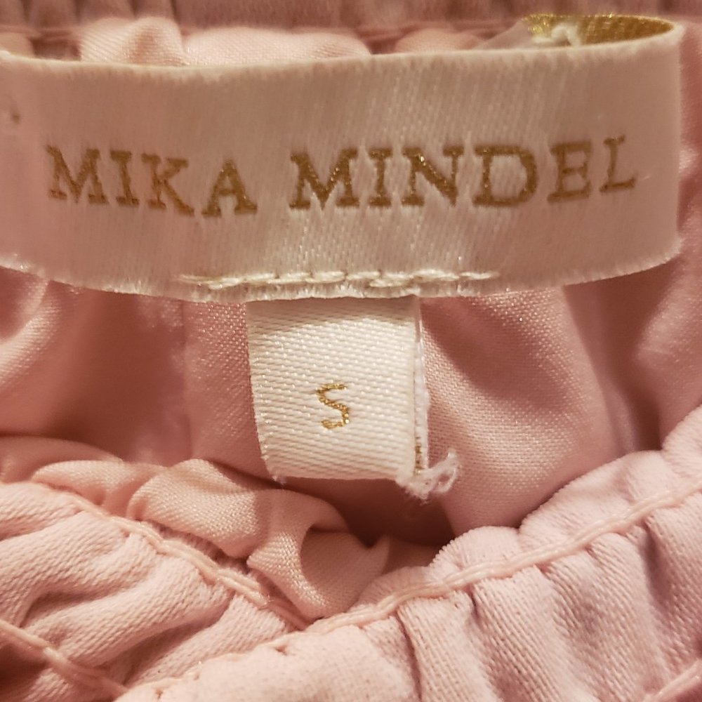Mika Mindel -Off Shoulder Dress -Light Pk -Sz S - Picture 5 of 7